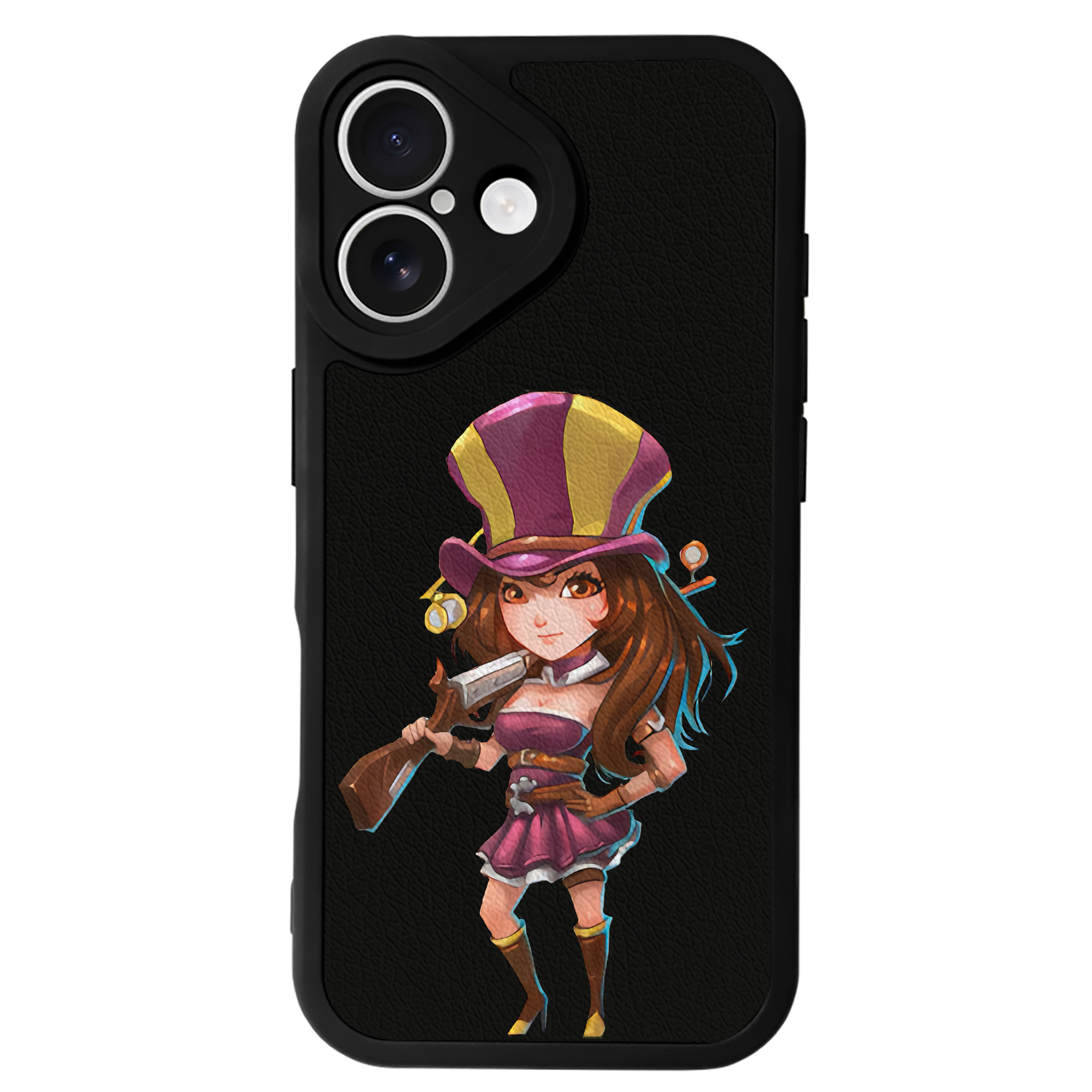 リーグ・オブ・レジェンド League of Legends LOL 【iPhone 16シリーズ対応】シリコンスマホケース（レザー調） 材質：シリコン